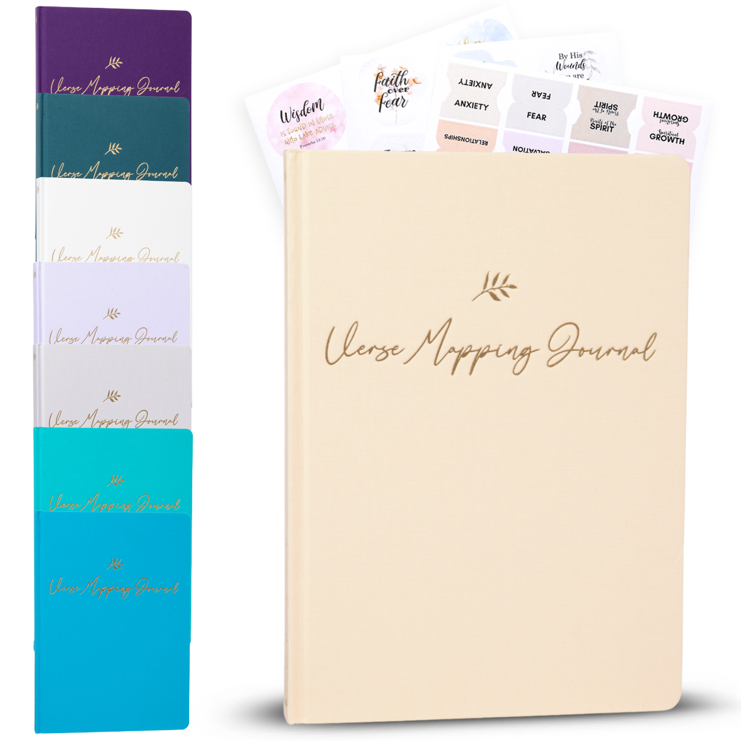 Linen Bible Verse Mapping Journal