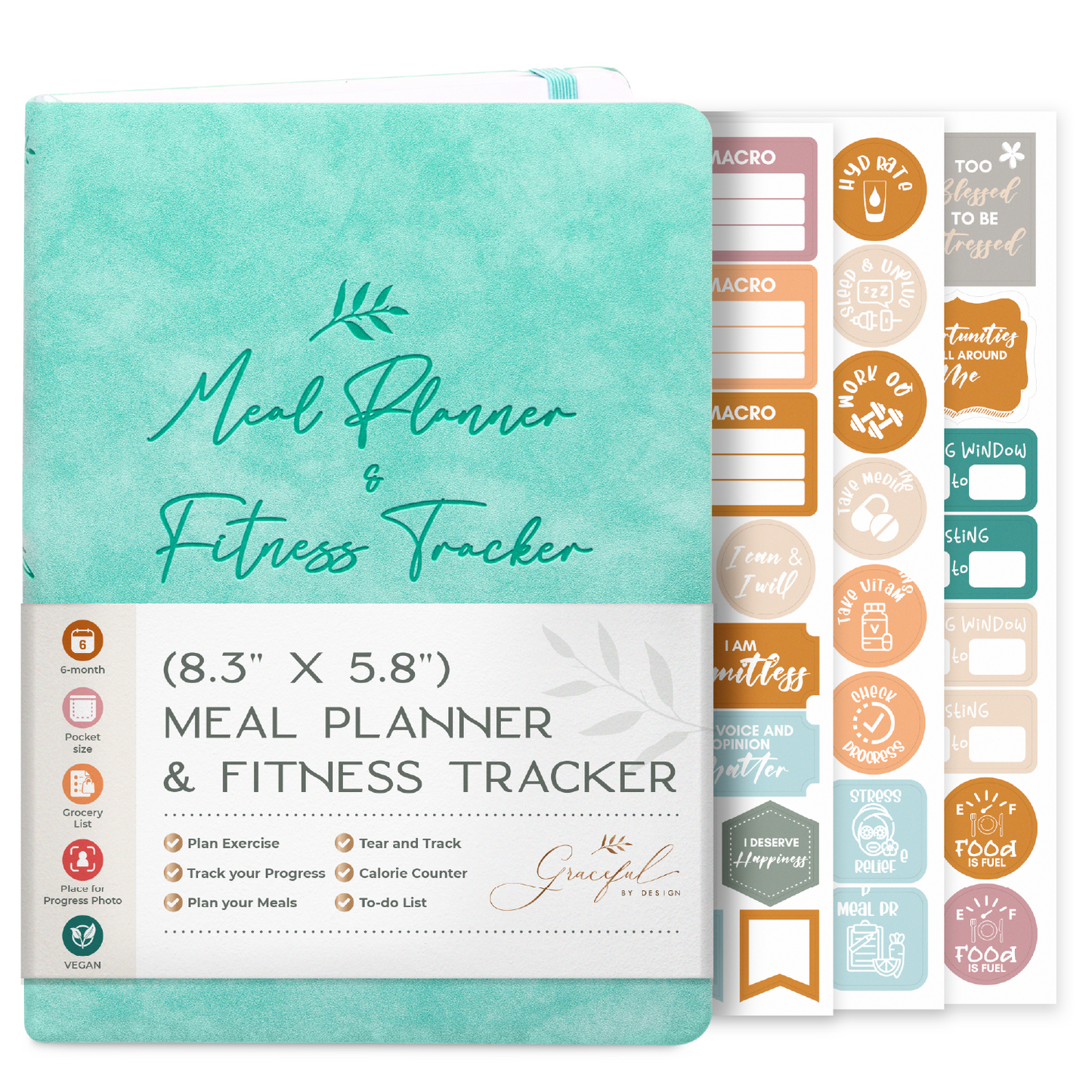 Weekly Meal Planner and Fitness Tracker - Log Workouts, Track Food & Macros
