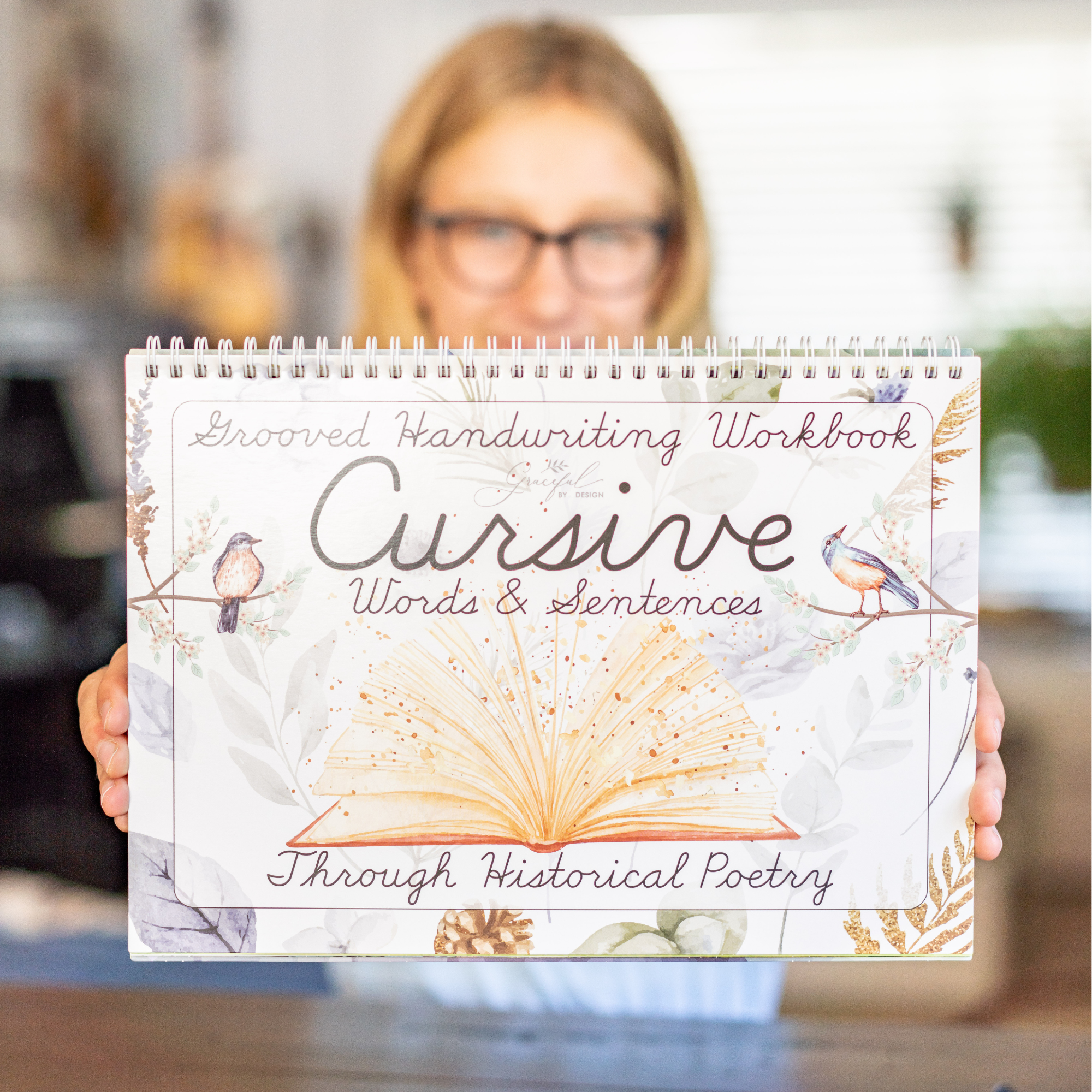 Cursive Reusable Grooved Handwriting Workbooks