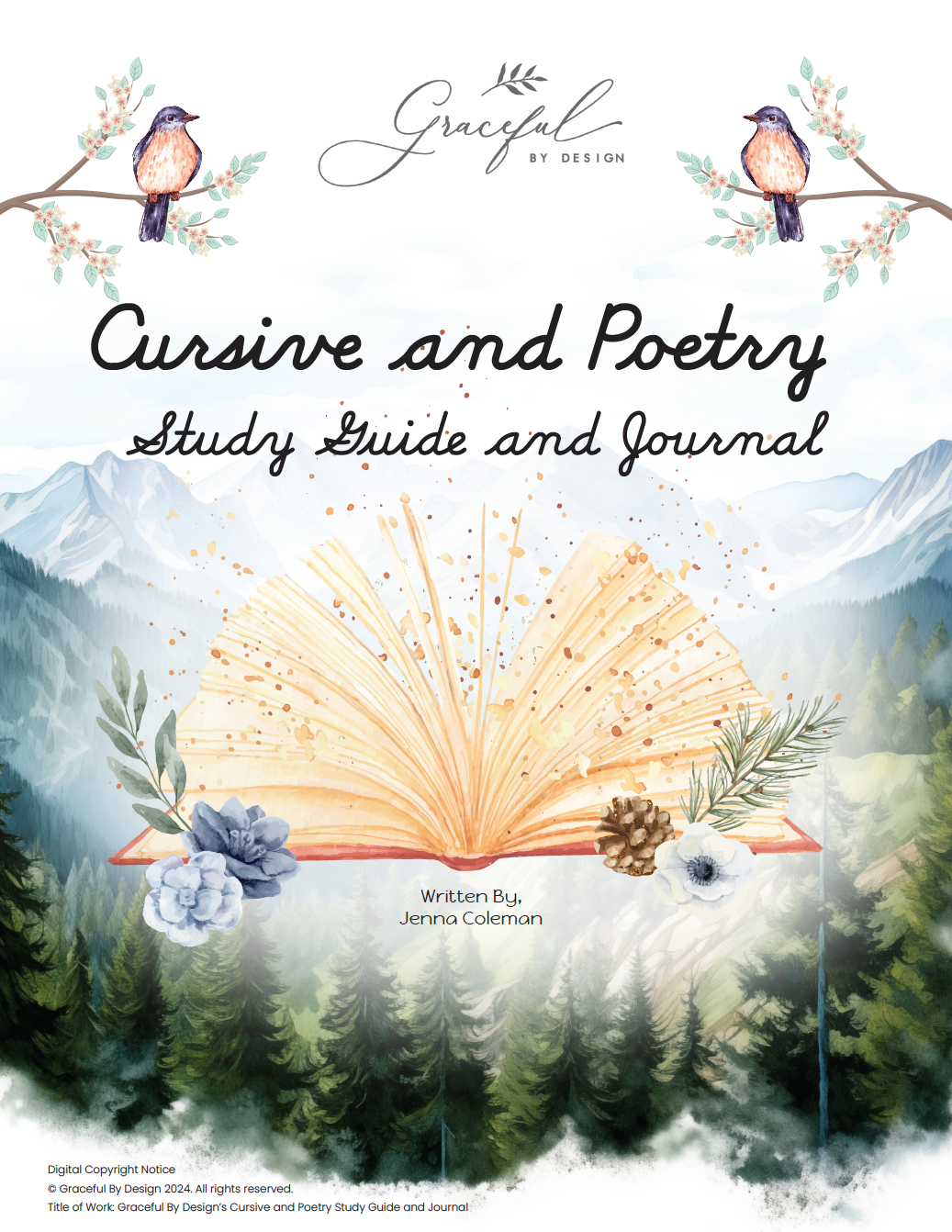 PRINTABLE - Cursive & Poetry Study Guide