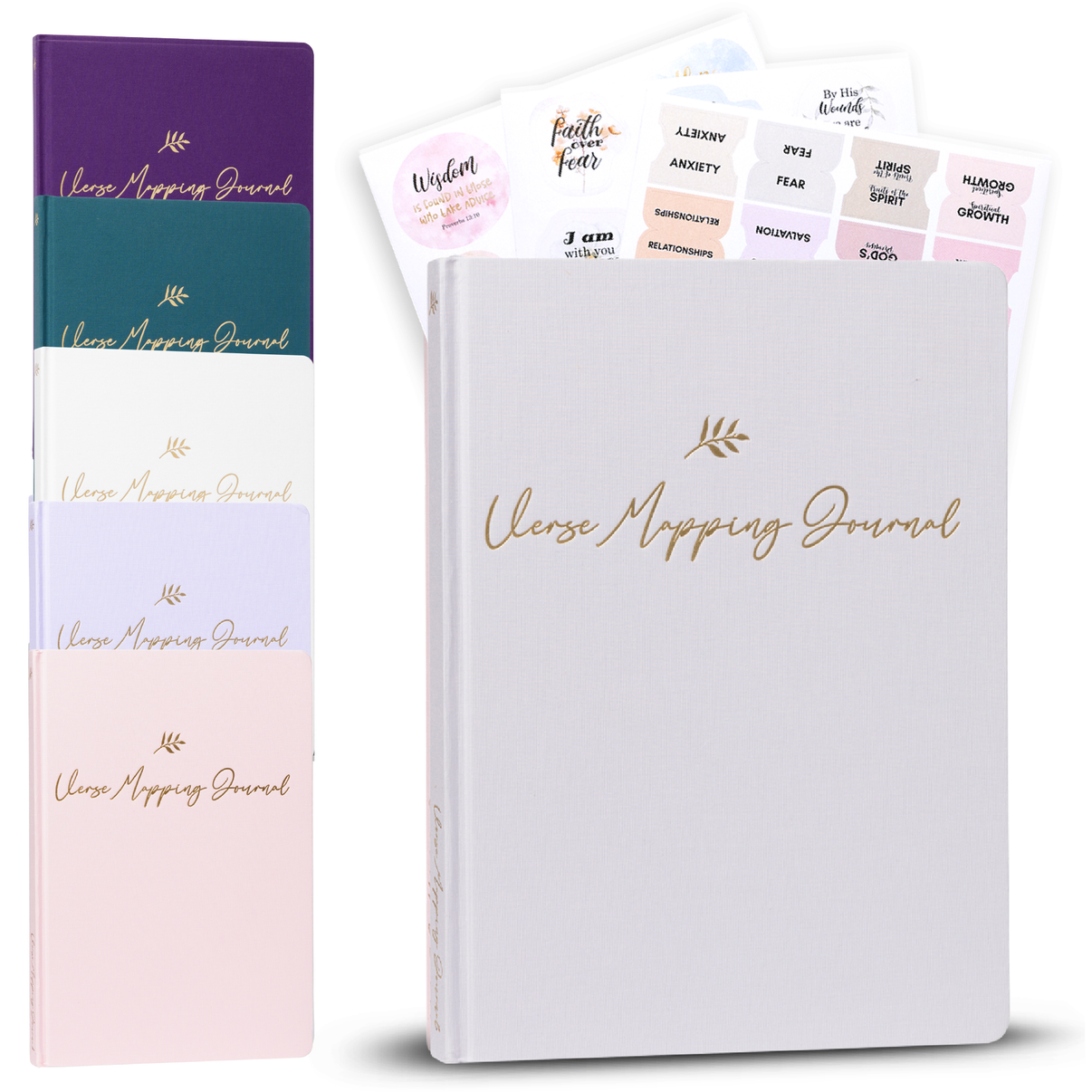 Linen Bible Verse Mapping Journal – Graceful By Design