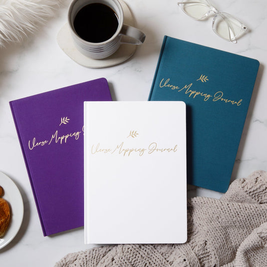 Linen Bible Verse Mapping Journal